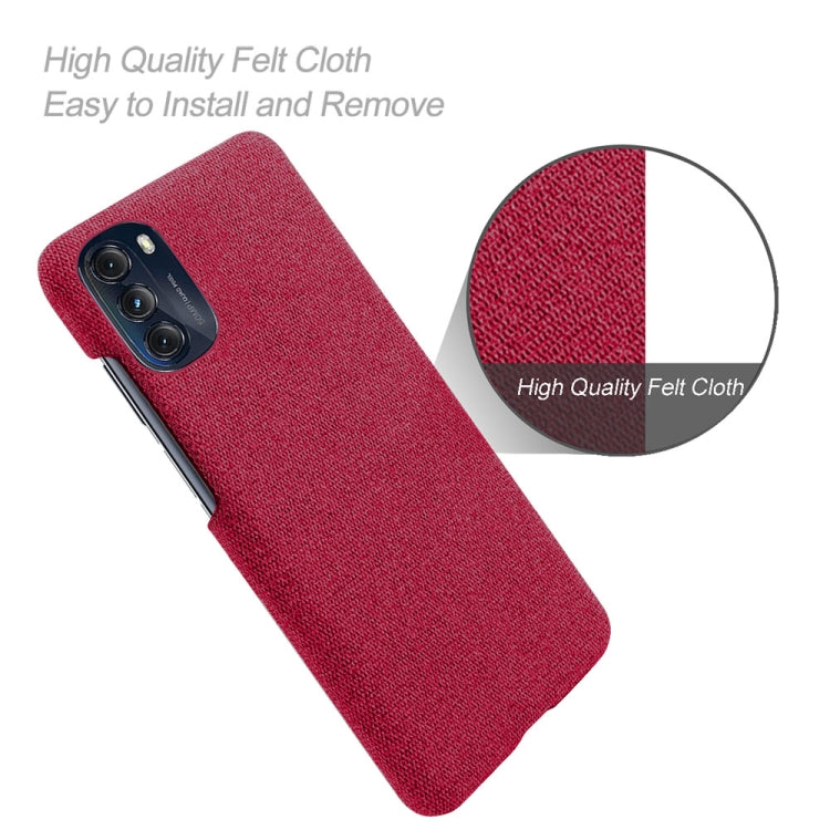 For Motorola Moto G 5G 2022 Cloth Texture PC + Nylon Back Phone Case