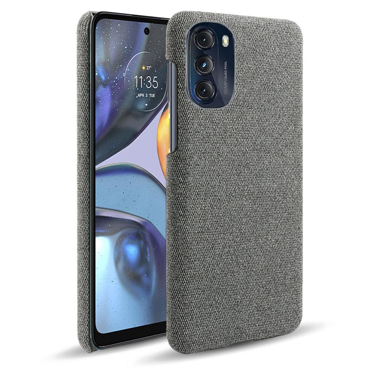 For Motorola Moto G 5G 2022 Cloth Texture PC + Nylon Back Phone Case