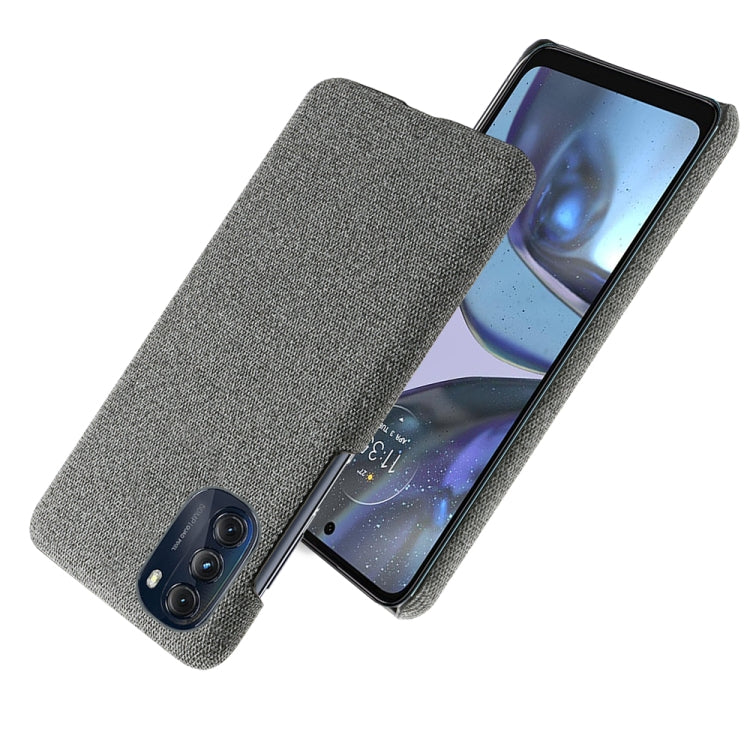 For Motorola Moto G 5G 2022 Cloth Texture PC + Nylon Back Phone Case