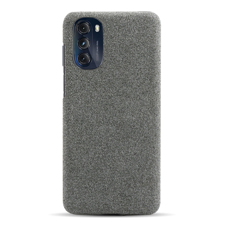 For Motorola Moto G 5G 2022 Cloth Texture PC + Nylon Back Phone Case