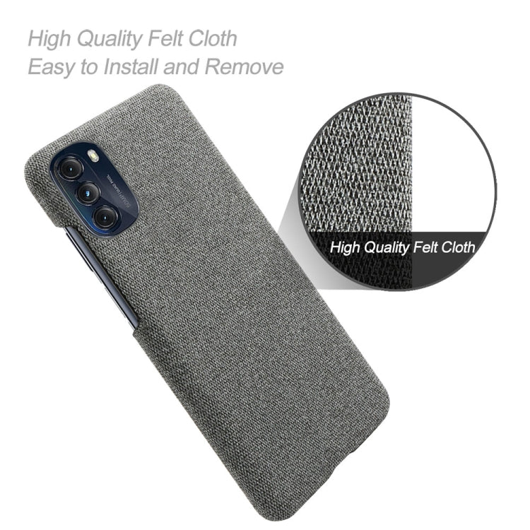 For Motorola Moto G 5G 2022 Cloth Texture PC + Nylon Back Phone Case