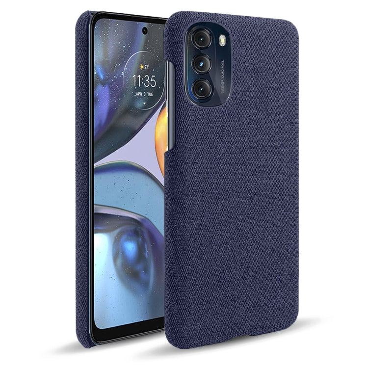 For Motorola Moto G 5G 2022 Cloth Texture PC + Nylon Back Phone Case