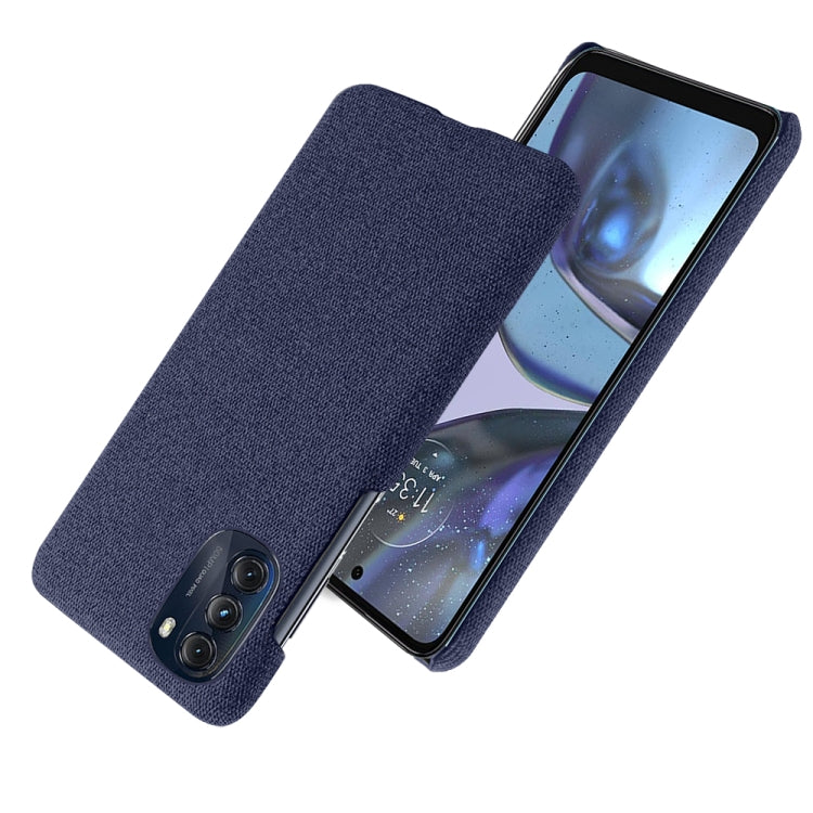 For Motorola Moto G 5G 2022 Cloth Texture PC + Nylon Back Phone Case