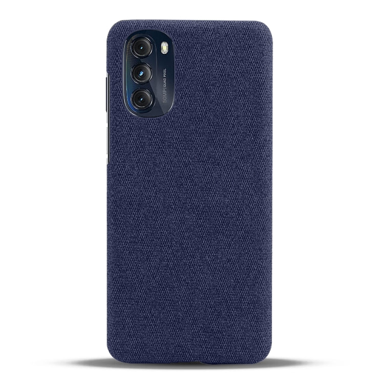 For Motorola Moto G 5G 2022 Cloth Texture PC + Nylon Back Phone Case
