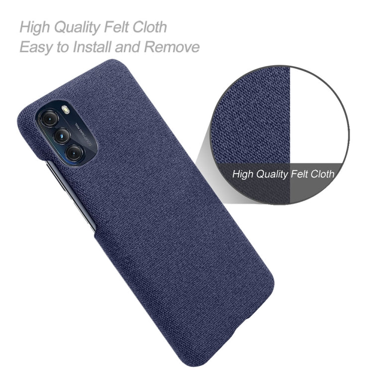 For Motorola Moto G 5G 2022 Cloth Texture PC + Nylon Back Phone Case