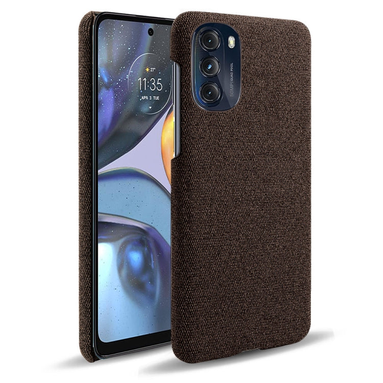 For Motorola Moto G 5G 2022 Cloth Texture PC + Nylon Back Phone Case