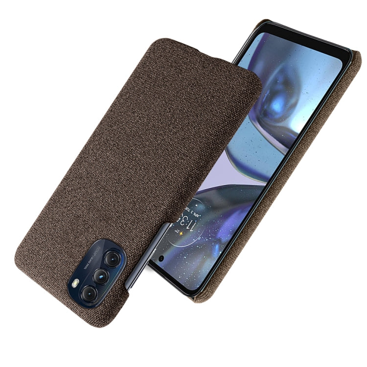 For Motorola Moto G 5G 2022 Cloth Texture PC + Nylon Back Phone Case