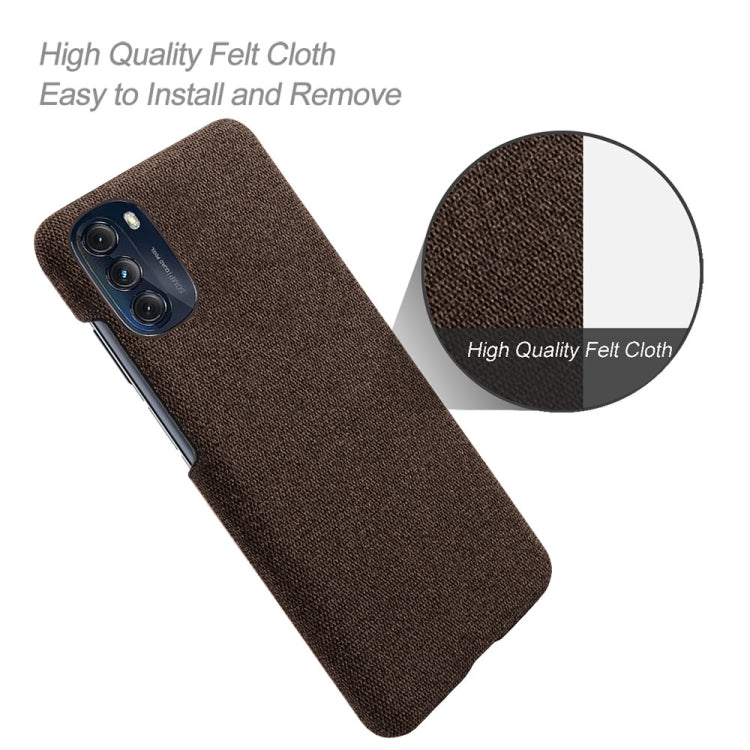 For Motorola Moto G 5G 2022 Cloth Texture PC + Nylon Back Phone Case