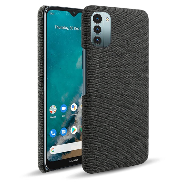 For Nokia G11 Cloth Texture PC + Nylon Back Phone Case