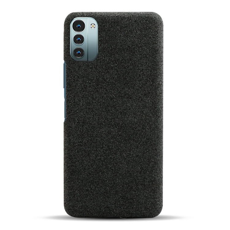 For Nokia G11 Cloth Texture PC + Nylon Back Phone Case