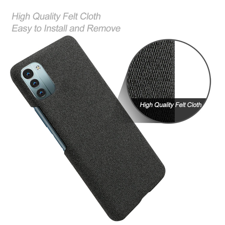 For Nokia G11 Cloth Texture PC + Nylon Back Phone Case