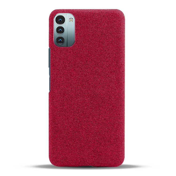 For Nokia G11 Cloth Texture PC + Nylon Back Phone Case