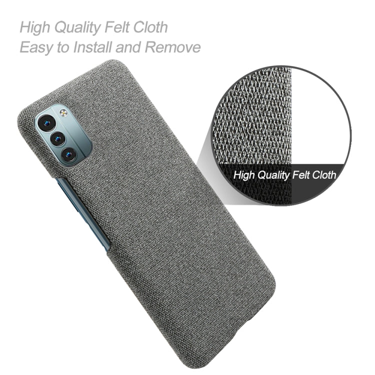 For Nokia G11 Cloth Texture PC + Nylon Back Phone Case