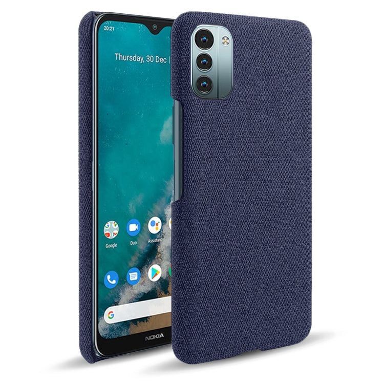 For Nokia G11 Cloth Texture PC + Nylon Back Phone Case