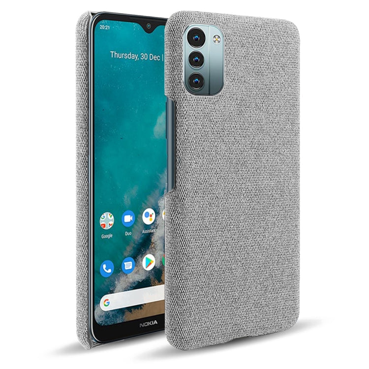 For Nokia G11 Cloth Texture PC + Nylon Back Phone Case