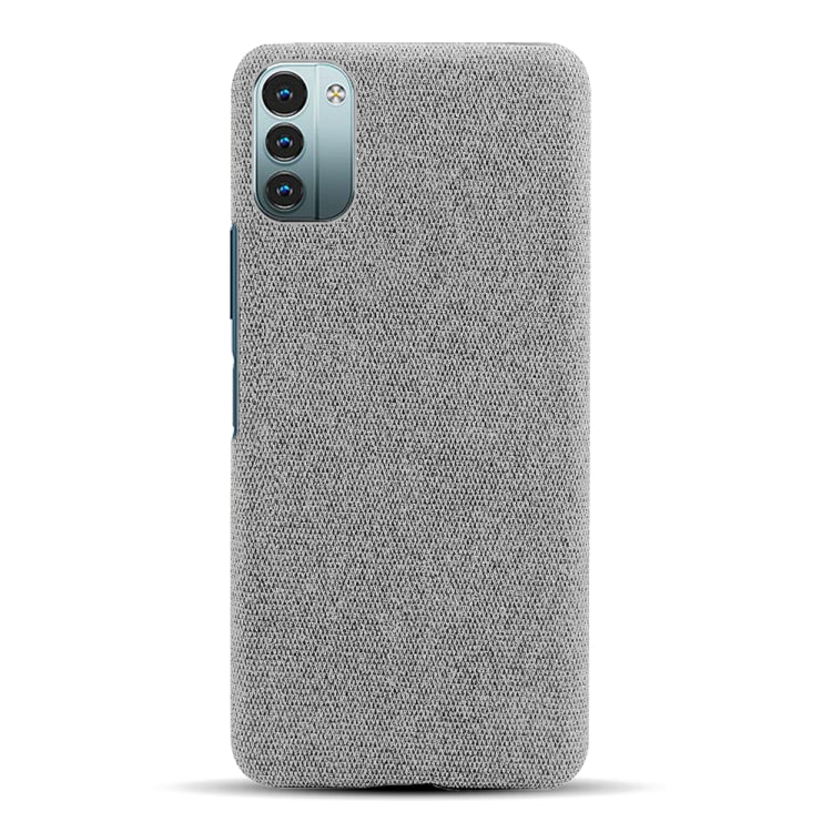 For Nokia G11 Cloth Texture PC + Nylon Back Phone Case