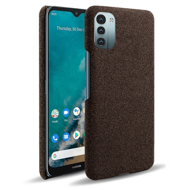 For Nokia G11 Cloth Texture PC + Nylon Back Phone Case