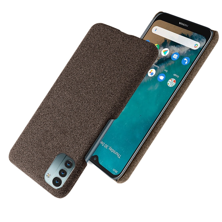 For Nokia G11 Cloth Texture PC + Nylon Back Phone Case