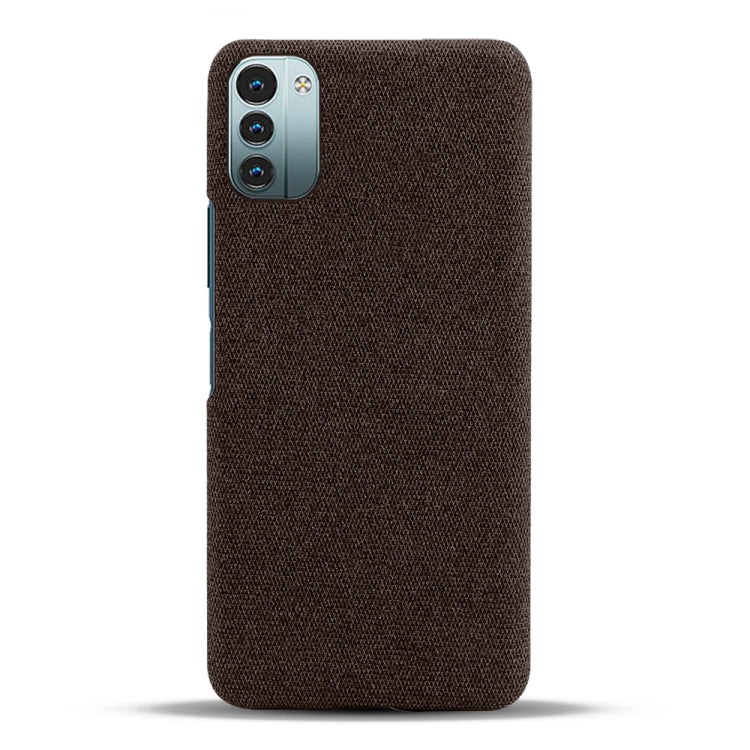 For Nokia G11 Cloth Texture PC + Nylon Back Phone Case