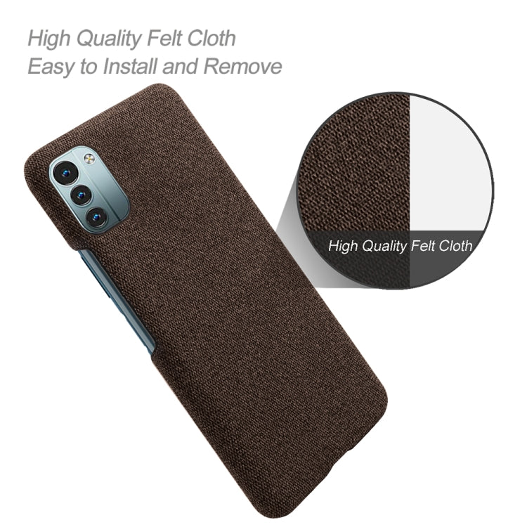 For Nokia G11 Cloth Texture PC + Nylon Back Phone Case