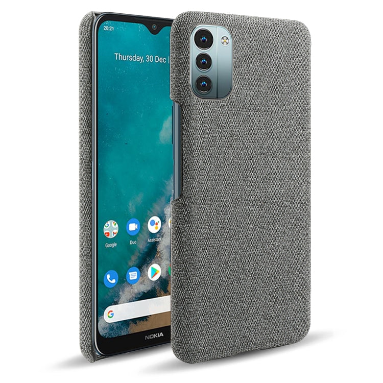 For Nokia G21 Cloth Texture PC + Nylon Back Phone Case