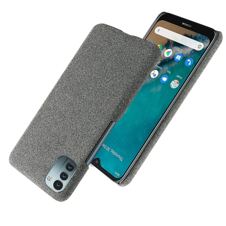 For Nokia G21 Cloth Texture PC + Nylon Back Phone Case