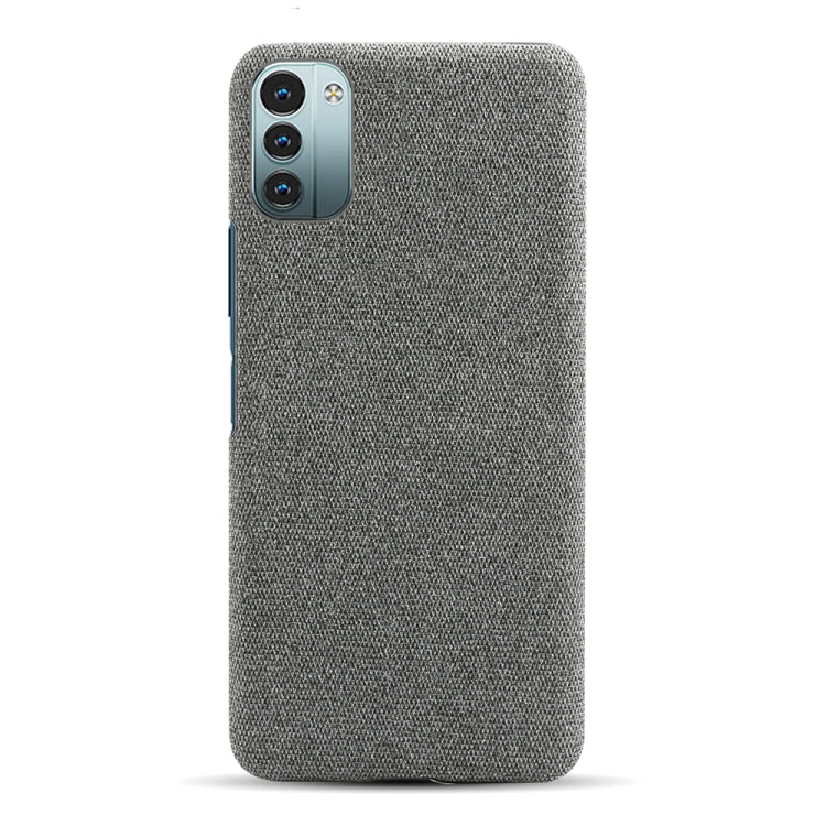 For Nokia G21 Cloth Texture PC + Nylon Back Phone Case