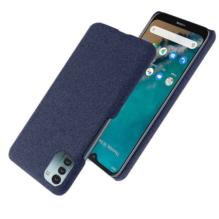 For Nokia G21 Cloth Texture PC + Nylon Back Phone Case