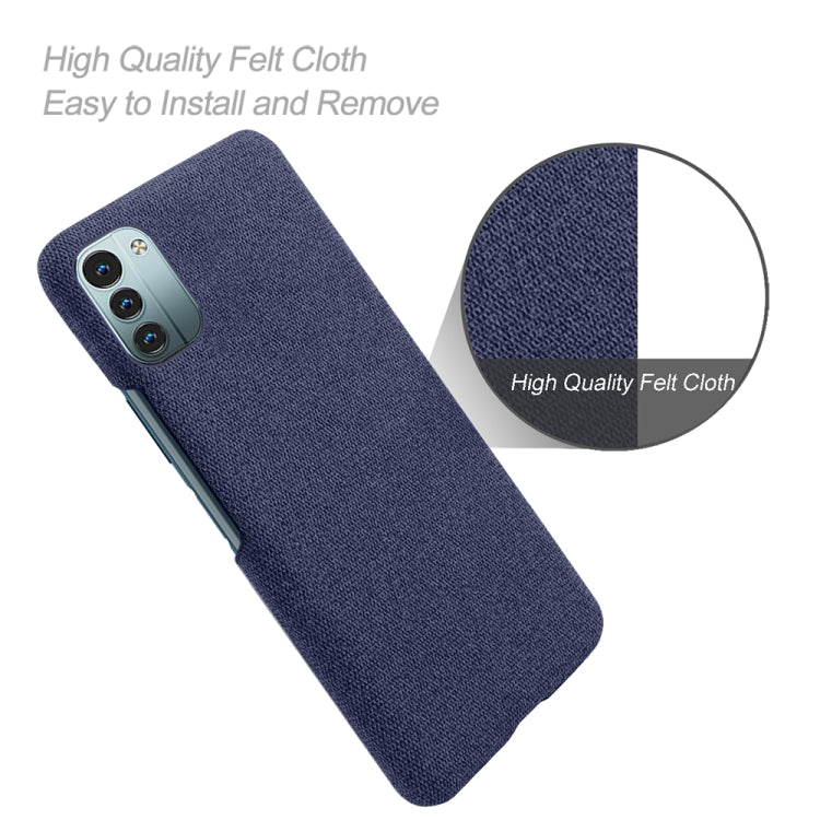 For Nokia G21 Cloth Texture PC + Nylon Back Phone Case