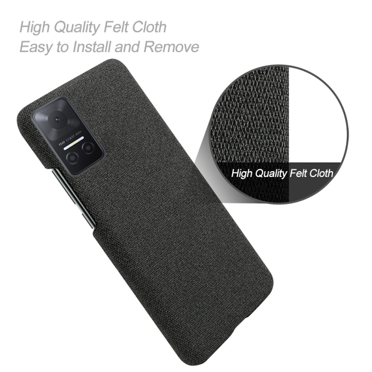 For Honor Play6T Cloth Texture PC + Nylon Back Phone Case