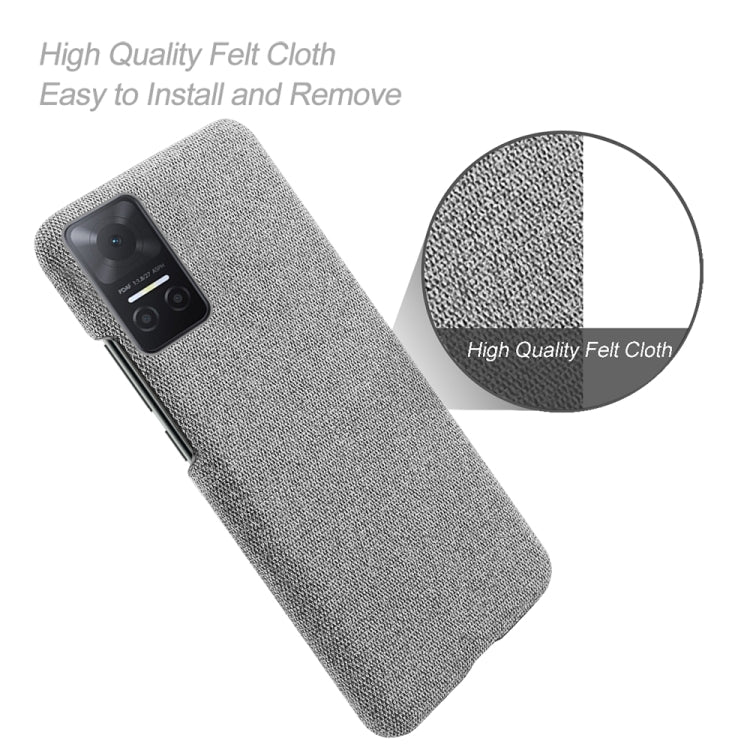 For Honor Play6T Cloth Texture PC + Nylon Back Phone Case