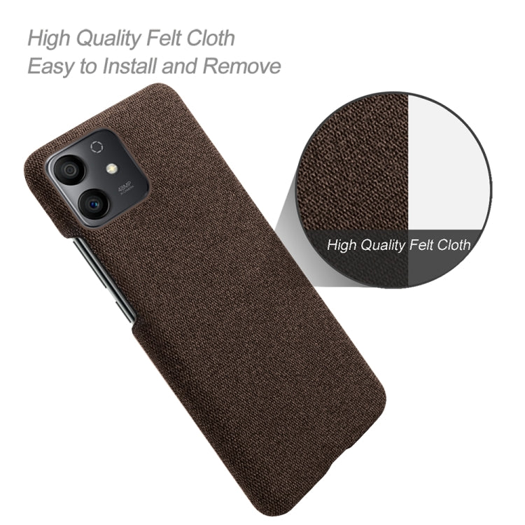 For Honor Play6T Pro Cloth Texture PC + Nylon Back Phone Case