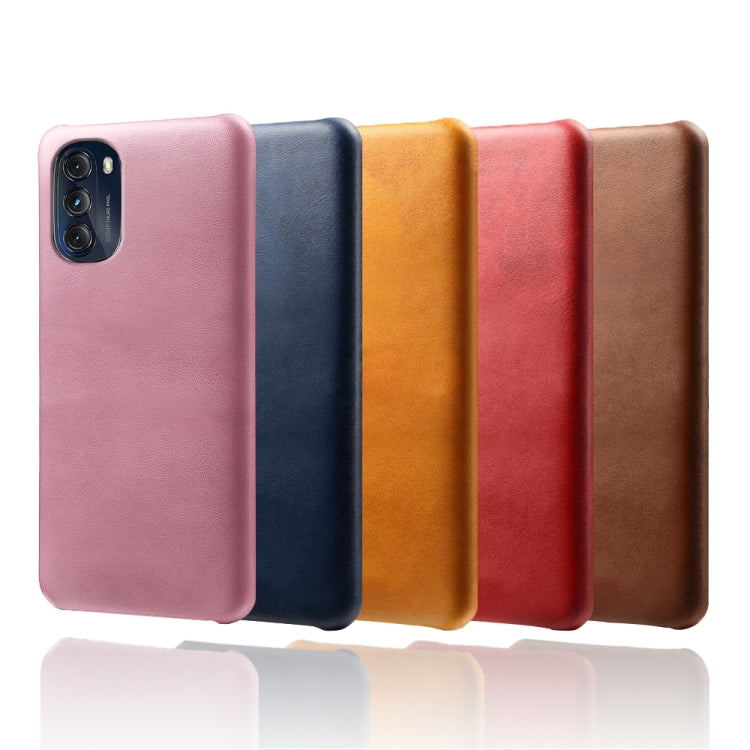 For Motorola Moto G 5G 2022 Calf Texture PC + PU Phone Case