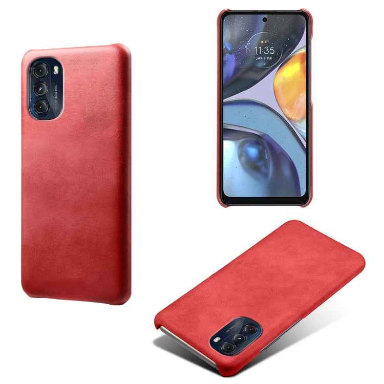 For Motorola Moto G 5G 2022 Calf Texture PC + PU Phone Case