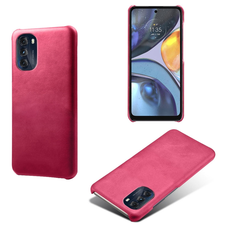 For Motorola Moto G 5G 2022 Calf Texture PC + PU Phone Case