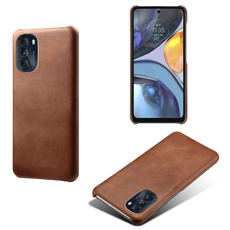For Motorola Moto G 5G 2022 Calf Texture PC + PU Phone Case