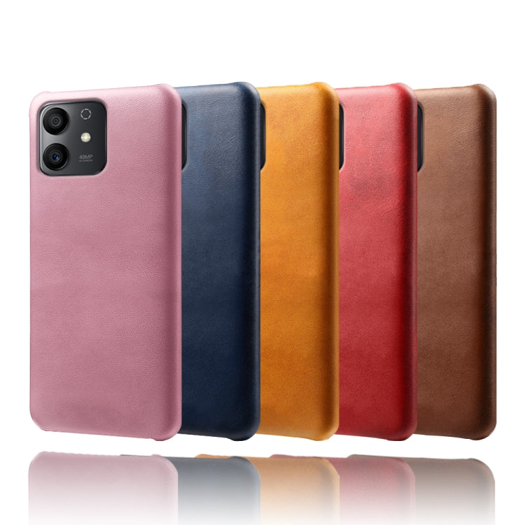 For Honor Play6T Pro Calf Texture PC + PU Phone Case
