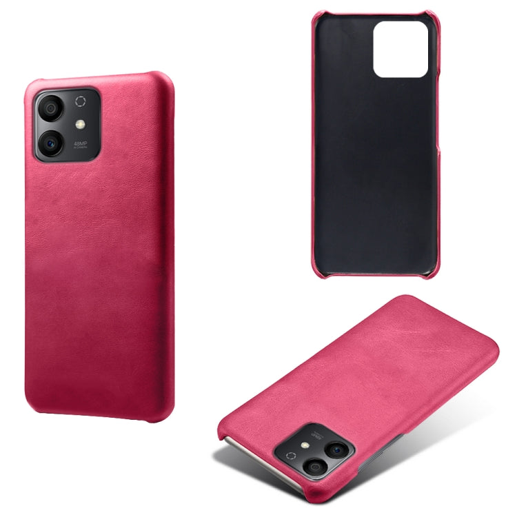 For Honor Play6T Pro Calf Texture PC + PU Phone Case