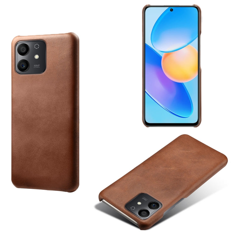 For Honor Play6T Pro Calf Texture PC + PU Phone Case