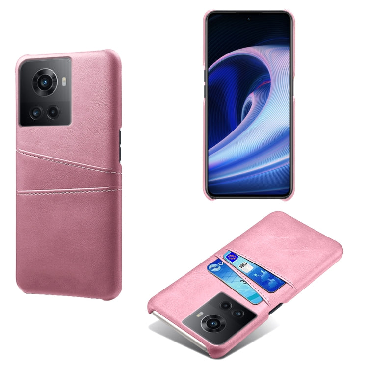 For OnePlus Ace Calf Texture Card Slots PC+PU Leather Phone Case