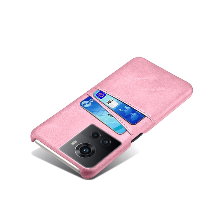 For OnePlus Ace Calf Texture Card Slots PC+PU Leather Phone Case
