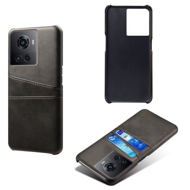 For OnePlus Ace Calf Texture Card Slots PC+PU Leather Phone Case