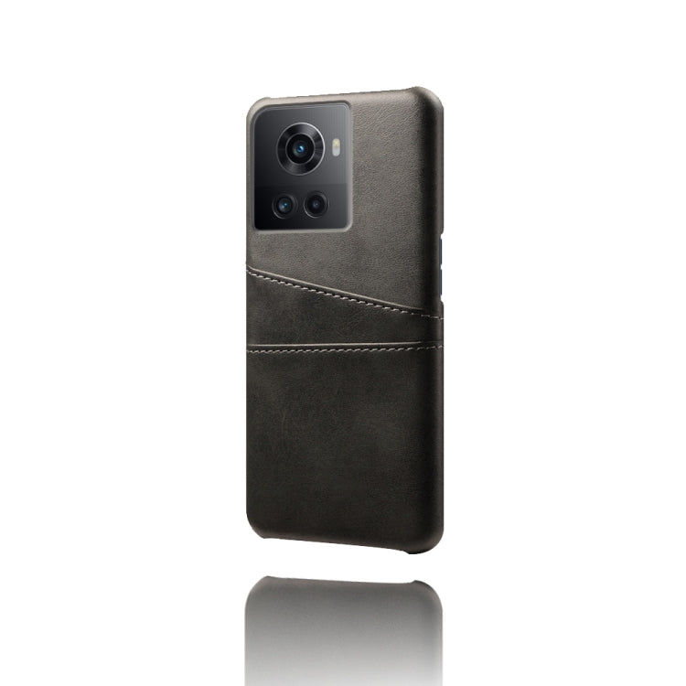 For OnePlus Ace Calf Texture Card Slots PC+PU Leather Phone Case