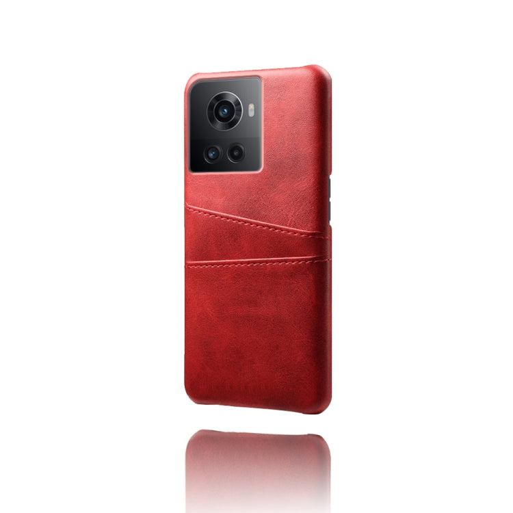 For OnePlus Ace Calf Texture Card Slots PC+PU Leather Phone Case