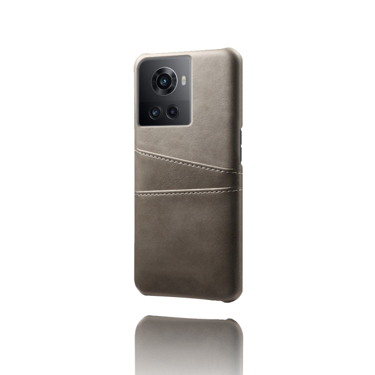 For OnePlus Ace Calf Texture Card Slots PC+PU Leather Phone Case