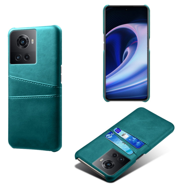For OnePlus Ace Calf Texture Card Slots PC+PU Leather Phone Case