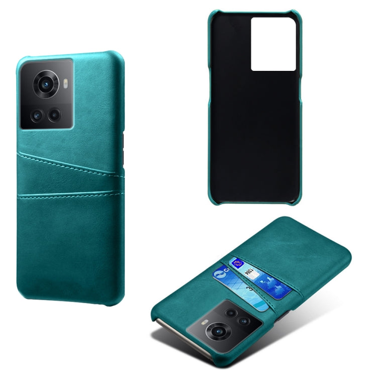 For OnePlus Ace Calf Texture Card Slots PC+PU Leather Phone Case