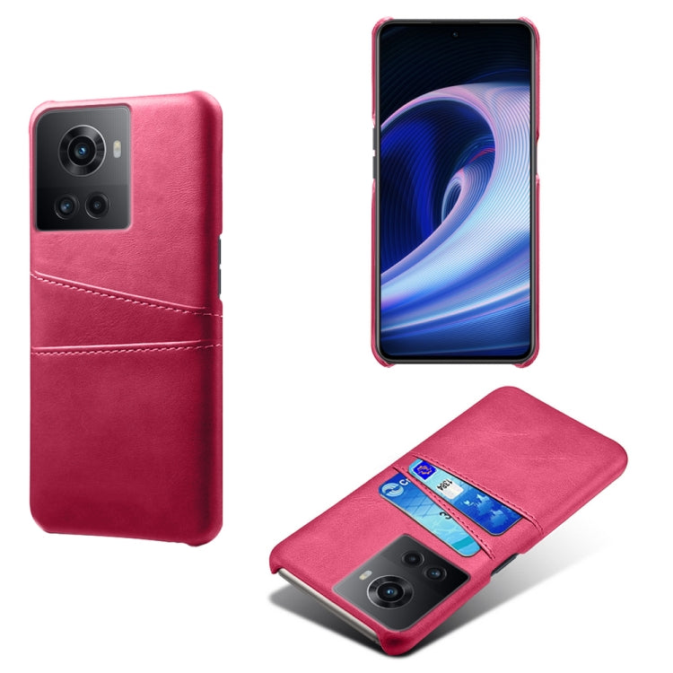 For OnePlus Ace Calf Texture Card Slots PC+PU Leather Phone Case