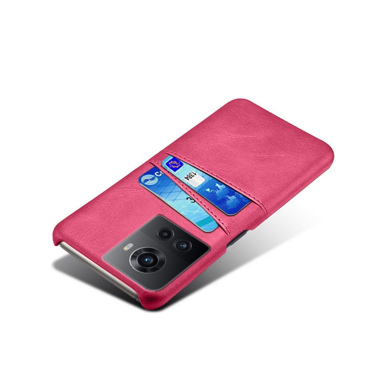For OnePlus Ace Calf Texture Card Slots PC+PU Leather Phone Case