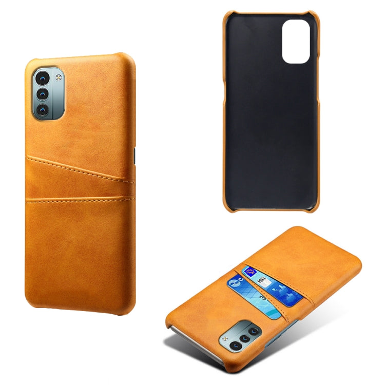 For Nokia G11 Calf Texture Card Slots PC+PU Leather Phone Case
